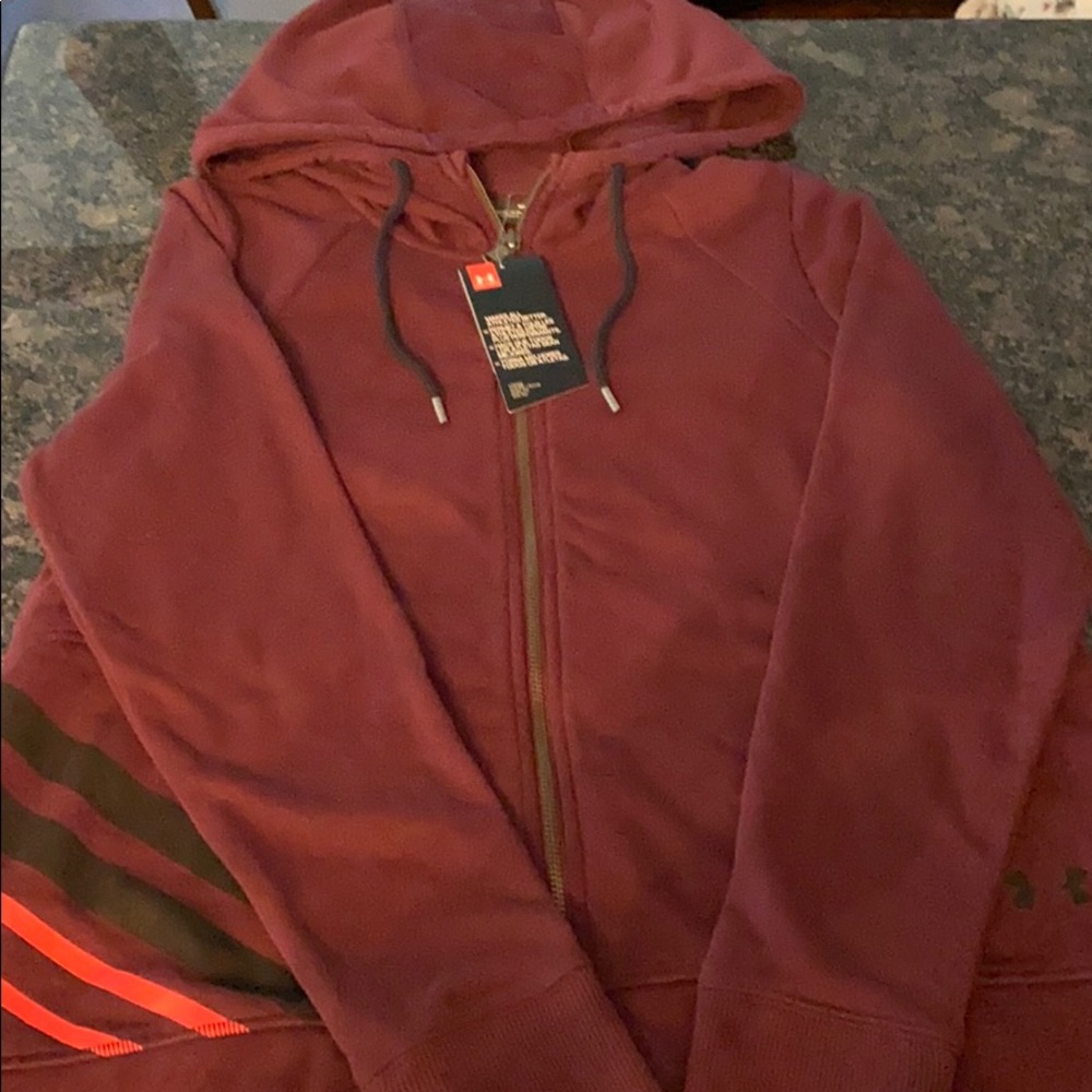 Under armour zippered hoodie Jacket NMT